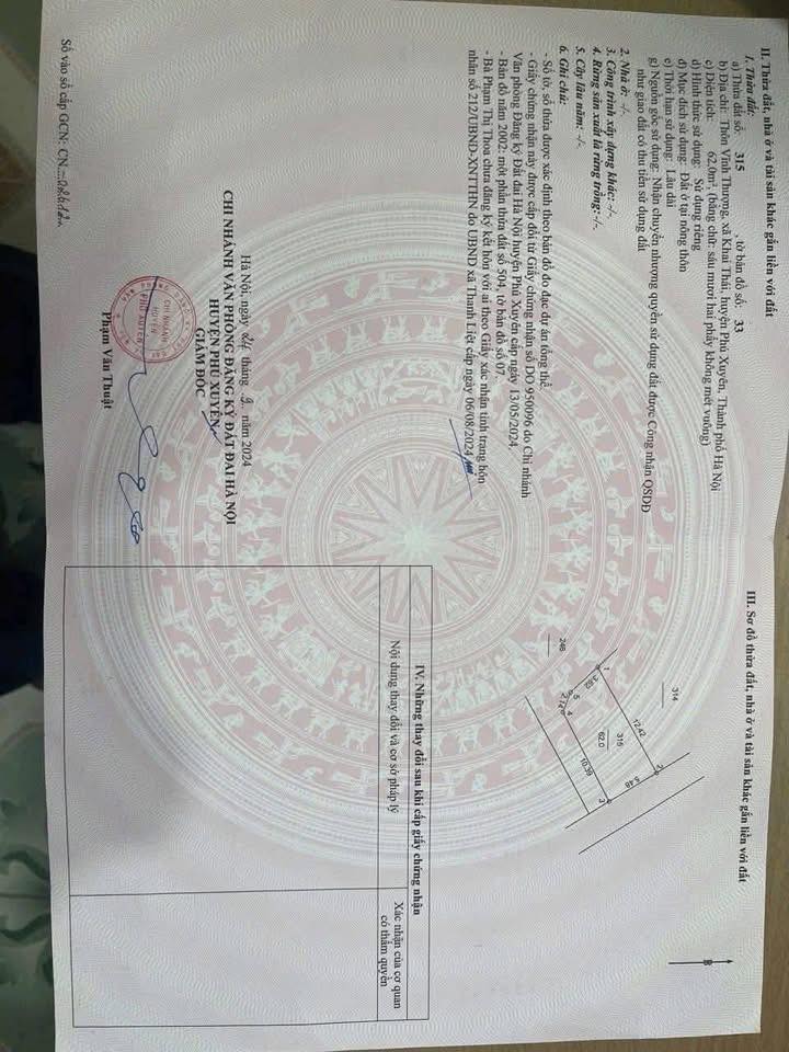 Bán Đất Lô Góc 59m² Xã Khánh Hà, Thường Tín - Ô tô Vào Tận Đất, Giá Tốt