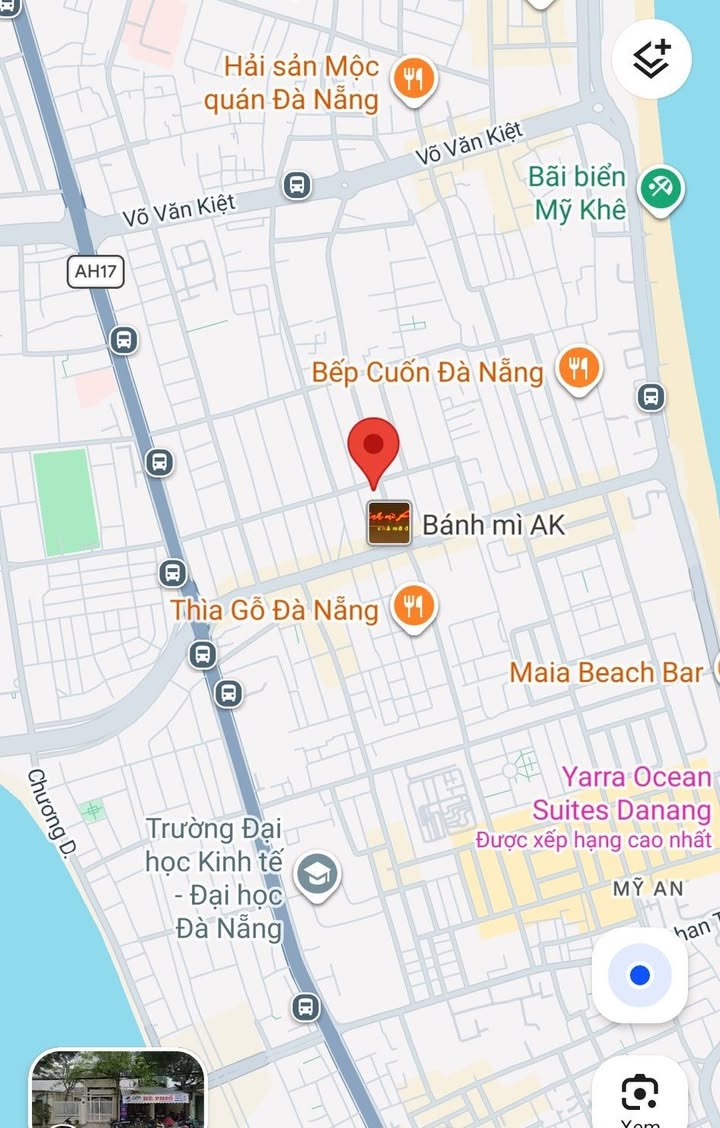 Đất Mặt Tiền Nguyễn Duy Hiệu, Sơn Trà, Đà Nẵng - 165m², Ngang 7m, Giá Đầu Tư