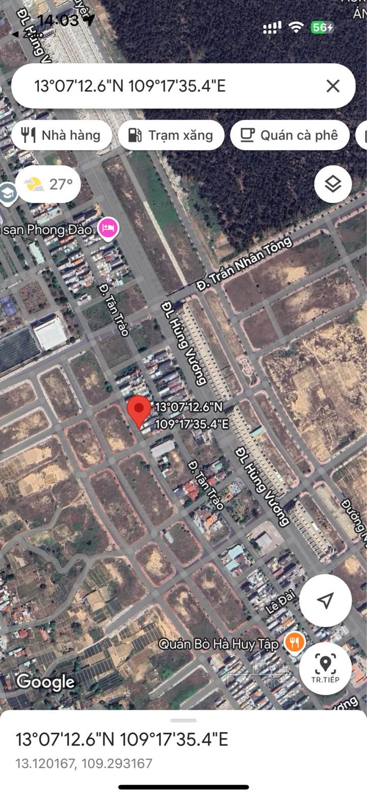 Mặt Tiền Hà Huy Tập, Tuy Hòa - 100m² Gần ĐH Xây Dựng Miền Trung - Giá 3.1 Tỷ