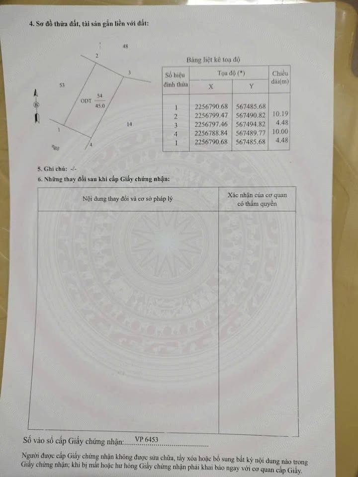 Đất thổ cư 45m² Mỹ Lộc, Nam Định - Sổ hồng sẵn, giá 650 triệu