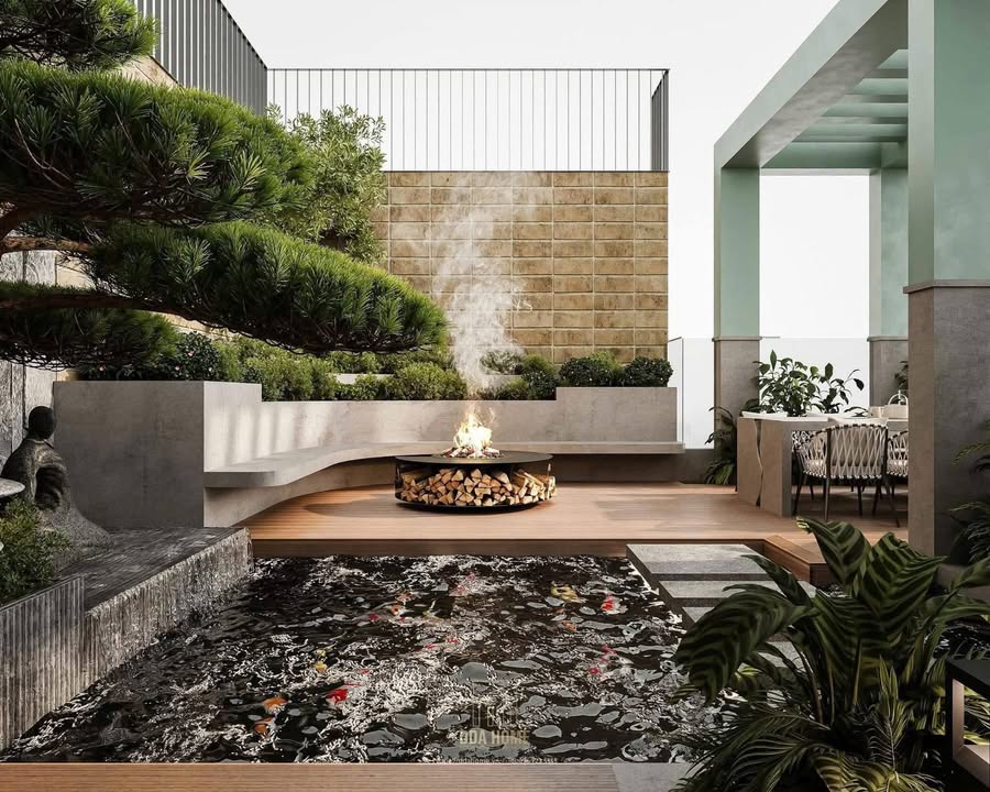 Penthouse Ciputra 1000m² 6PN - Bể bơi, Hồ cá Koi - 60 Tỷ