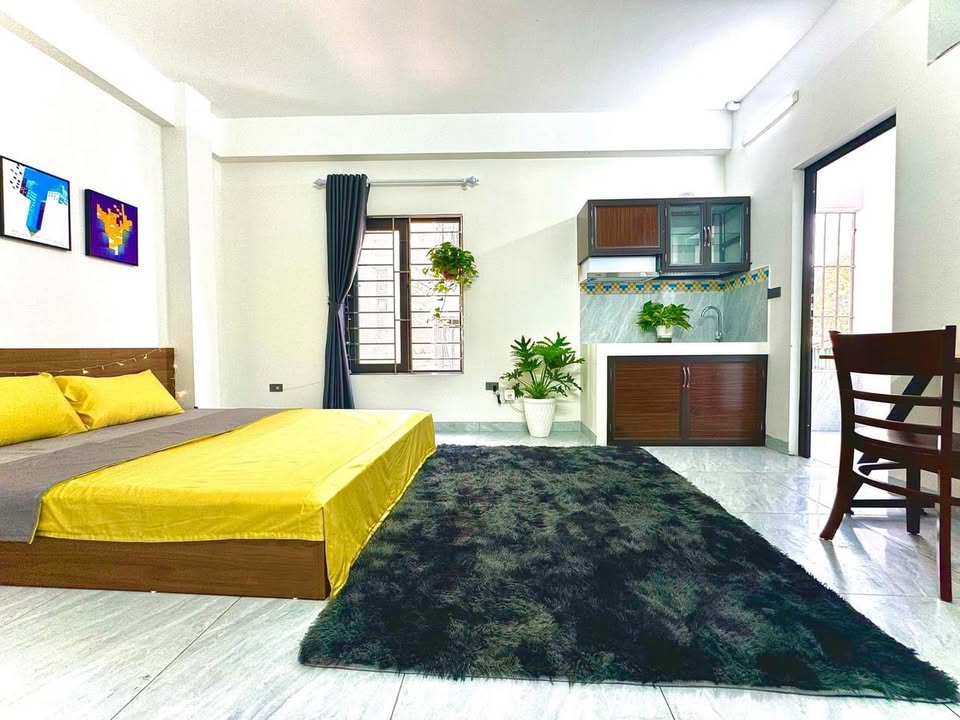 Căn hộ 25m² Kim Giang 3.8 triệu - View thoáng, full nội thất, không chung chủ