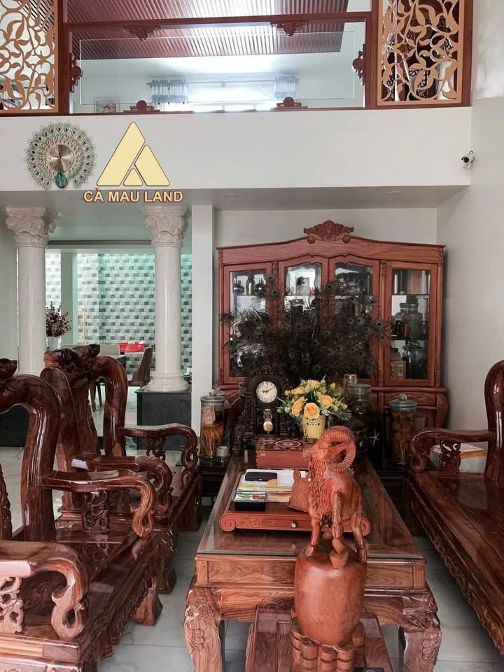 Bán Kho + Nhà Mặt Tiền QL 1A, Cà Mau - 400m², Full Thổ Cư, KD Đa Ngành