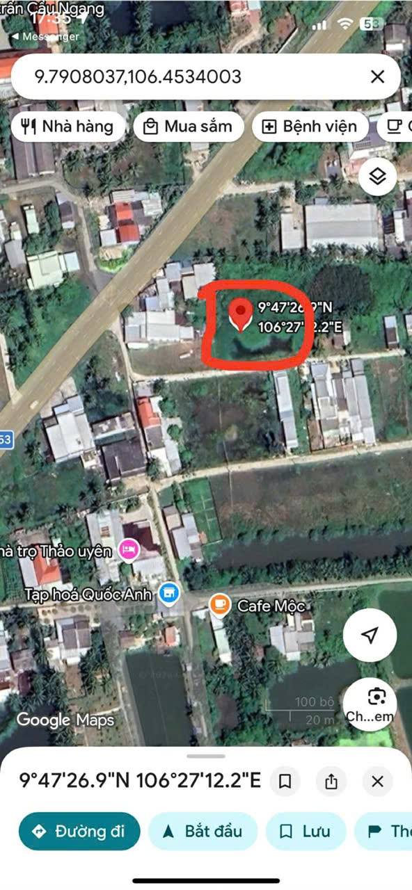 Đất Nền Mặt Tiền Cầu Ngang, Trà Vinh - 965m² Giá 2 Tỷ Đầu Tư Sinh Lời