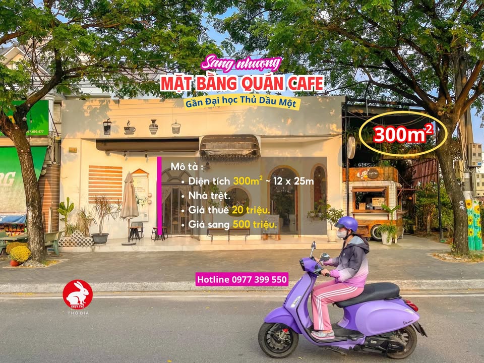 Sang Nhượng Mặt Bằng Cafe 300m² Mặt Tiền P.Phú Lợi, Thủ Dầu Một - Giá Tốt