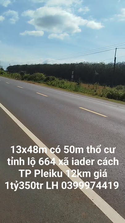 Đất nền Ia Dêr, Gia Lai 624m² - Sổ đỏ chính chủ!