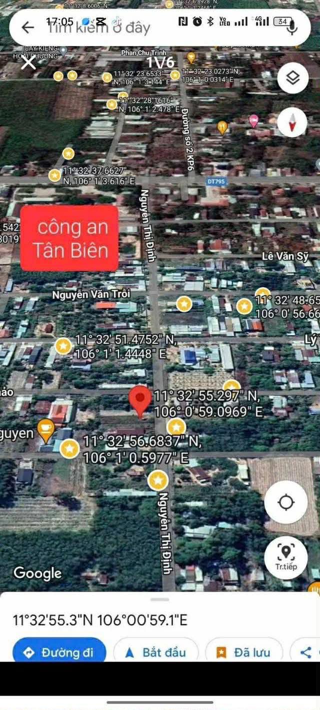 Đất nền Tân Biên Tây Ninh 400m² giá 1.3 tỷ - Hạ tầng hoàn thiện