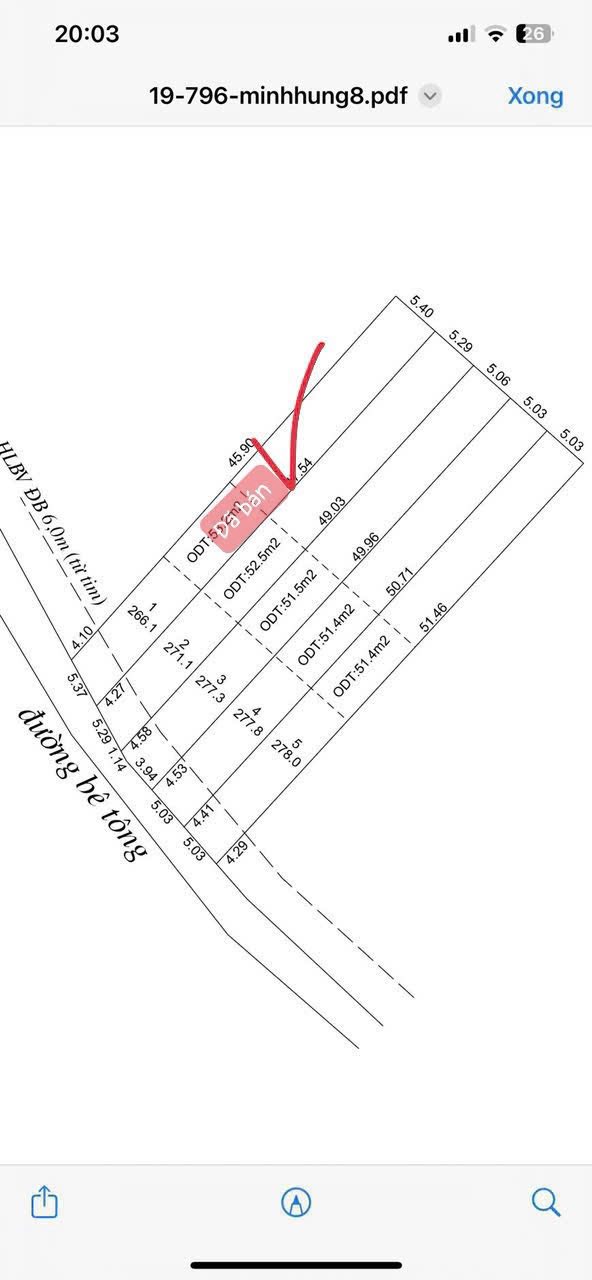 Đất nền Chơn Thành 270m² - Pháp lý rõ ràng, đầu tư sinh lời!