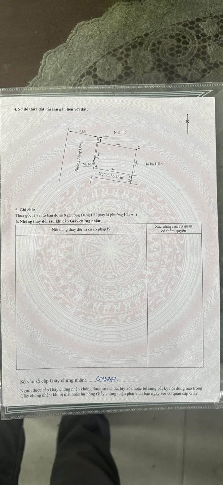 Bán đất tặng nhà mặt đường Lũng Đông, Hải An, Hải Phòng - 53m² kinh doanh sầm uất