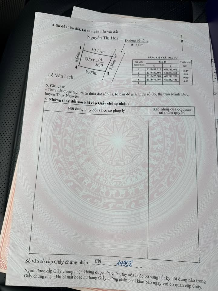 Đất nền Minh Đức, Thủy Nguyên 55m² - Sổ đỏ chính chủ, đường ô tô!