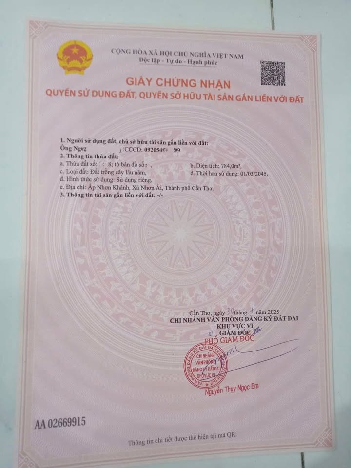 Đất Nền 2000m² Đường 61C, Phong Điền - Tiềm Năng Tăng Giá!