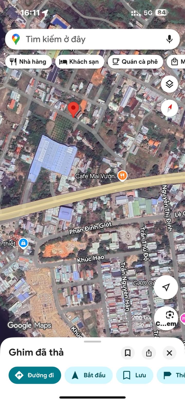 Đất thổ cư 203m² gần Cầu Cà Ty, Phan Thiết - Giá 850 triệu