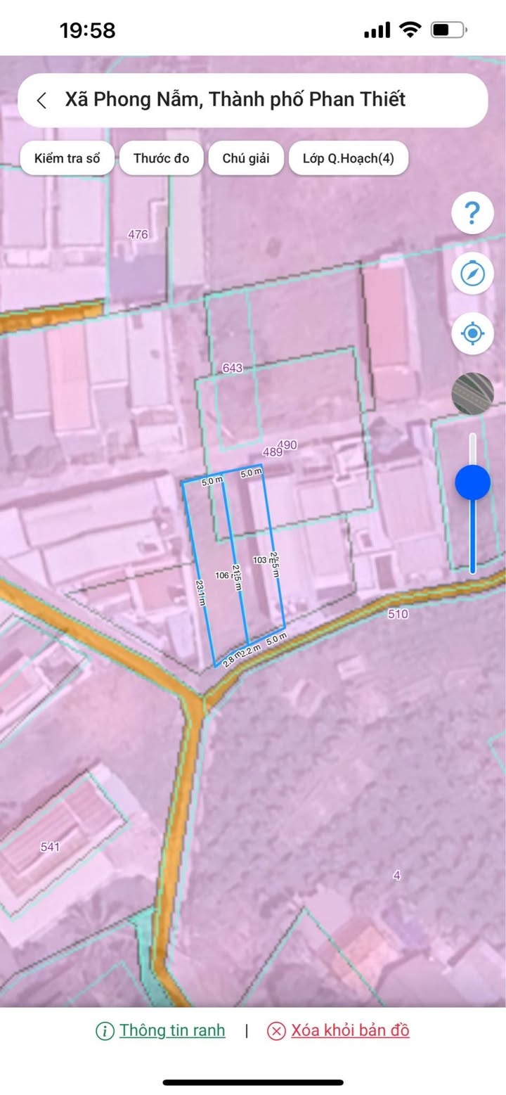 Đất thổ cư 208m² Phong Nẫm, Phan Thiết - Sổ đỏ sẵn sàng, đường ô tô