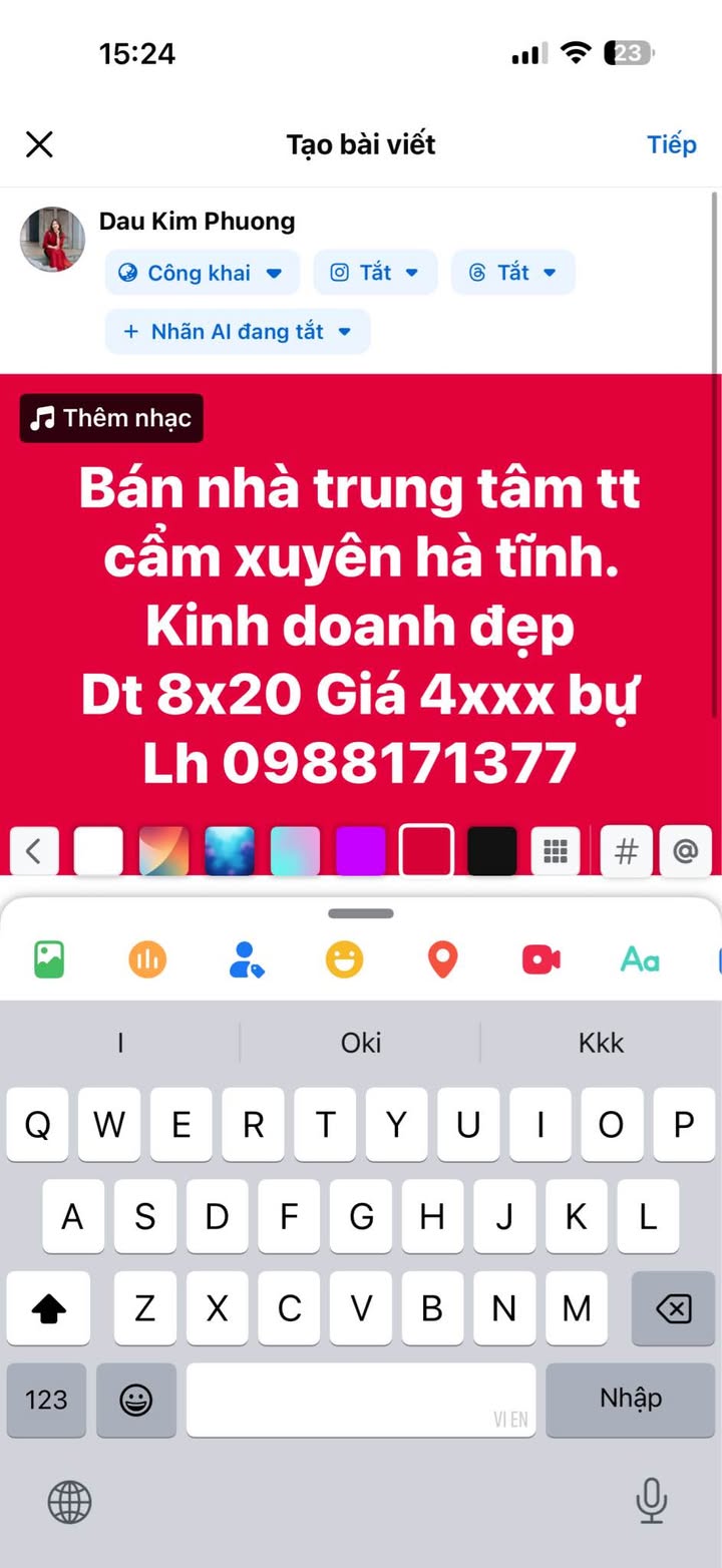 Nhà Mặt Tiền Cẩm Xuyên, Hà Tĩnh - Kinh Doanh Đắc Lợi 160m² - Giá 4 Tỷ