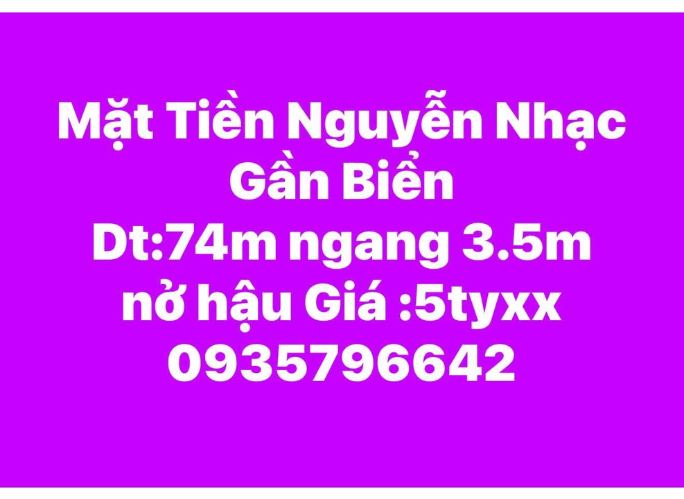 Nhà Phố Nguyễn Nhạc Quy Nhơn 74m² - Mặt tiền kinh doanh đắc địa!
