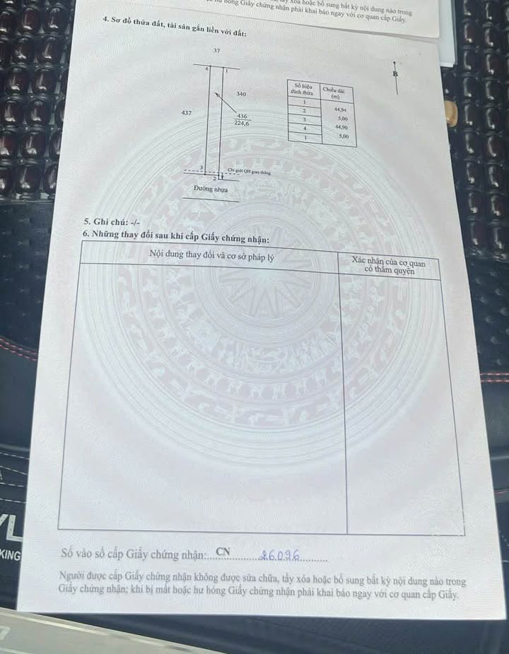 Bán Đất Vườn Châu Đức 2250m² - Sổ Đỏ Rõ Ràng