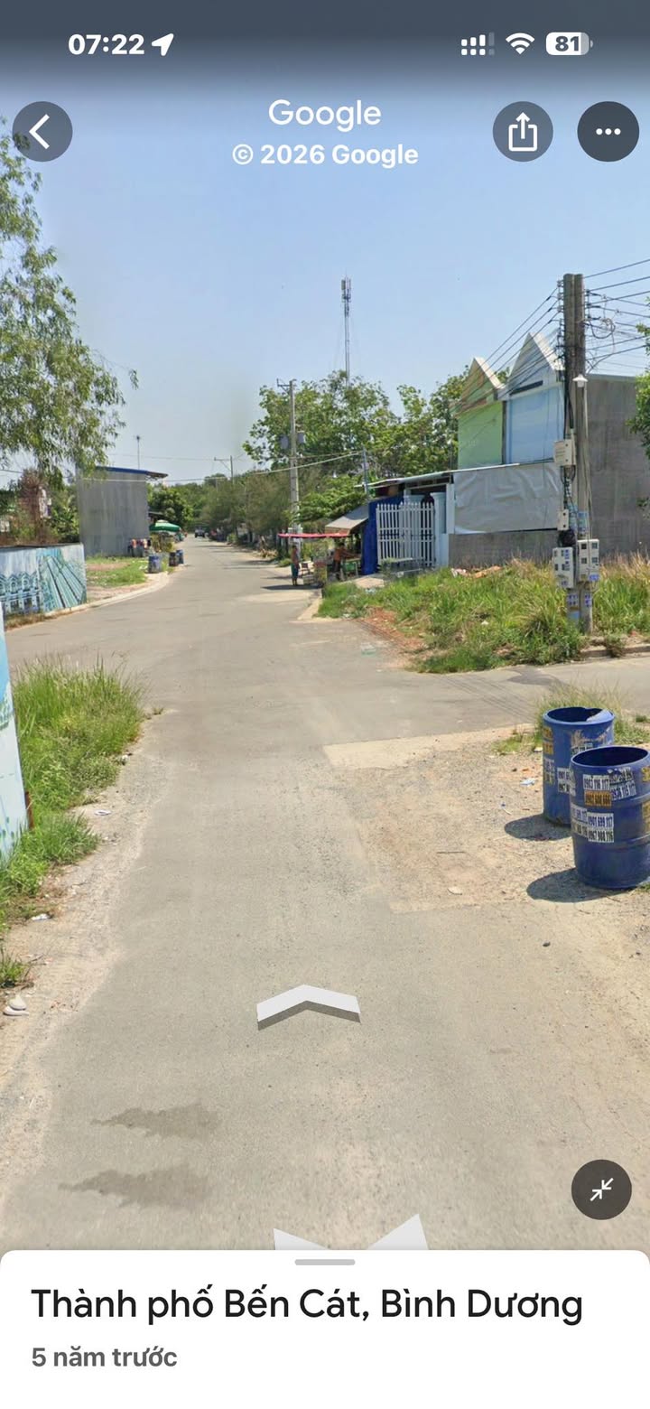 Bán đất nền Đào Nguyên, Bến Cát 100m² - Sổ riêng, MT nhựa 7m, giá 1.3 tỷ