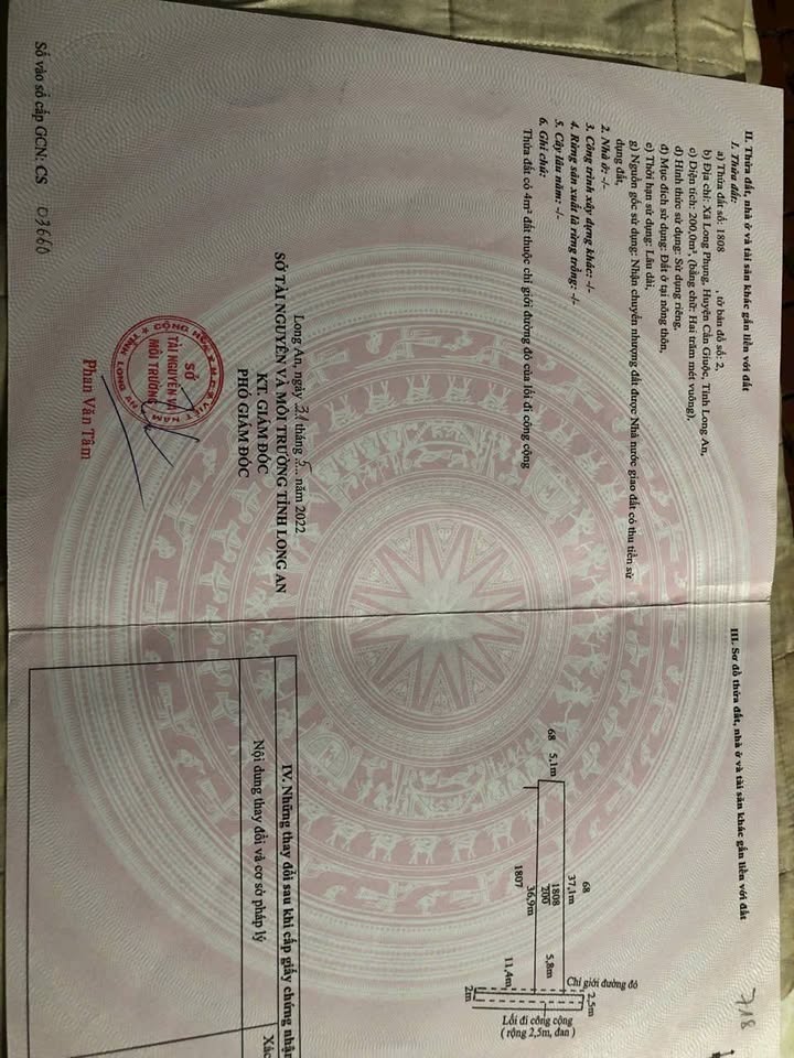 Đất nền Long An 200m² giá 900 triệu - Đất thổ cư 100%