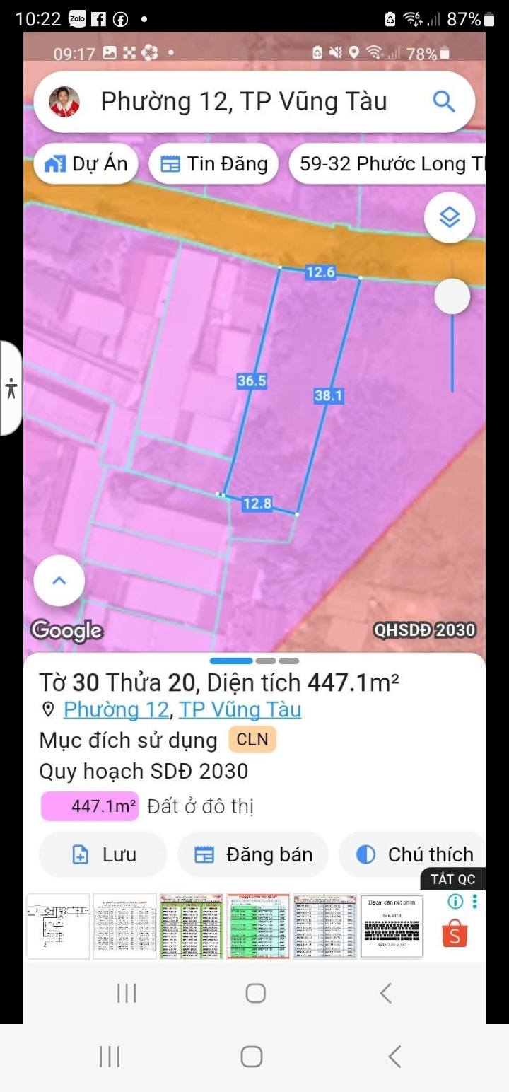 Bán Đất Vũng Tàu 450m² Sổ Riêng - Quy hoạch Đất Ở - Giá 3.9 Tỷ