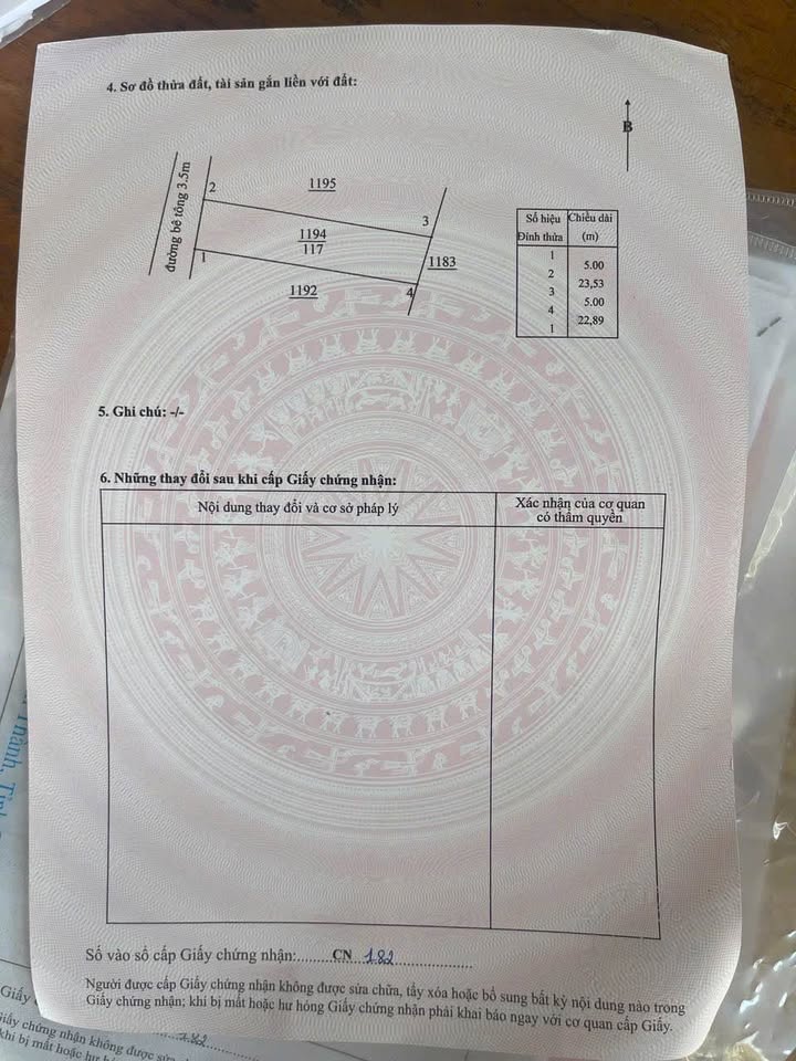 Đất nền Thôn An Tập, Tư Nghĩa 117m² giá 420 triệu - Sổ đỏ chính chủ!