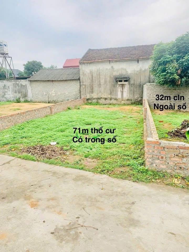 Đất nền Mỏ Thổ, Việt Yên 71m² - Sổ đỏ chính chủ, giá 800 triệu