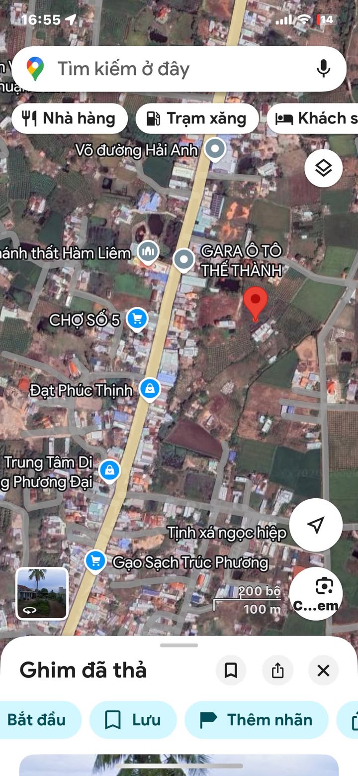 Đất Lúa 673m² Hàm Thắng, Bình Thuận - Sổ Đỏ Sẵn, Gần Chợ Số 5