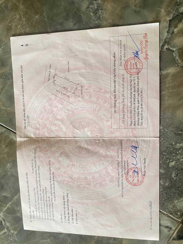 Đất nền 60m² Đại Bản, Đông Triều - Gần chợ, giá như xe ô tô