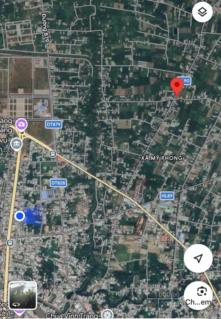 Đất Mặt Tiền Huyện Lộ 90A, Mỹ Phong - Kinh Doanh/Ở, 1.65 Tỷ