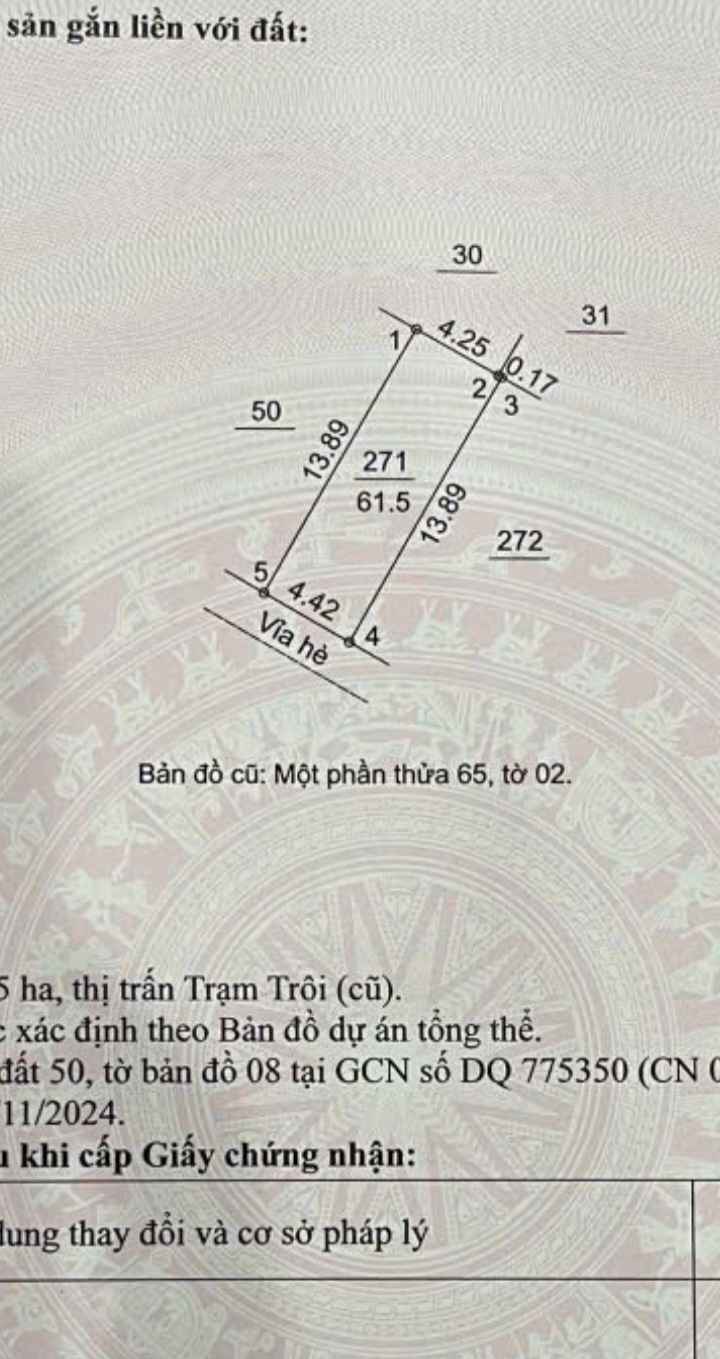 Đất Nền Hoài Đức 61.5m² - Tiềm Năng Tăng Giá Vượt Trội!