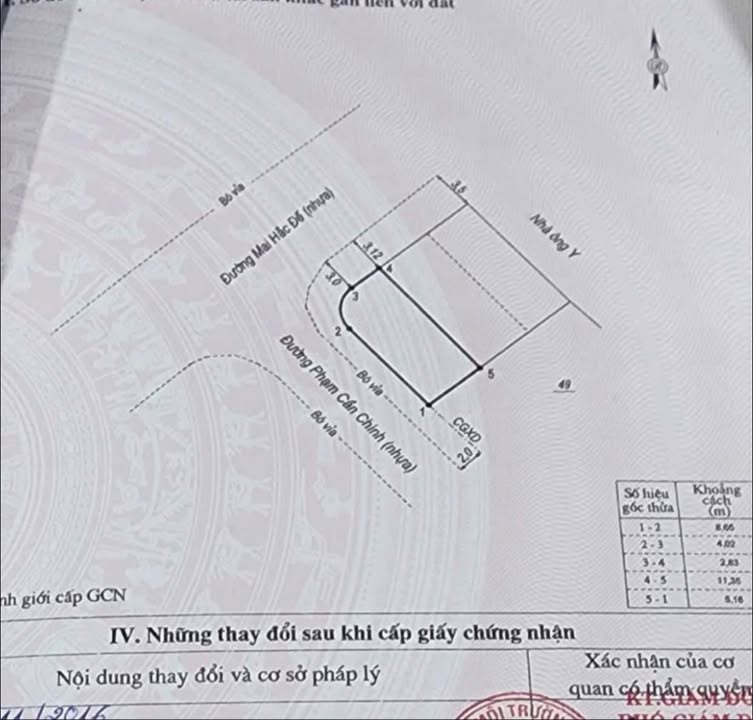 Nhà Góc 2 Mặt Tiền Mai Hắc Đế, Hoài Nhơn - 115m² Kinh Doanh/Ở