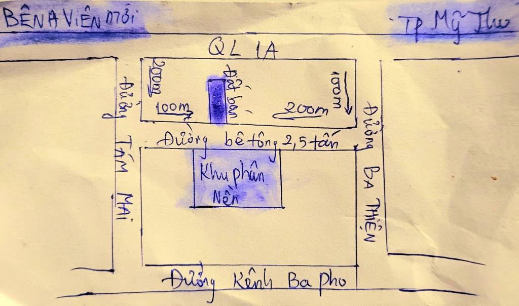 Đất Nền Hướng Nam Cai Lậy - Gần BV Mới, Sổ Hồng Sẵn Sàng