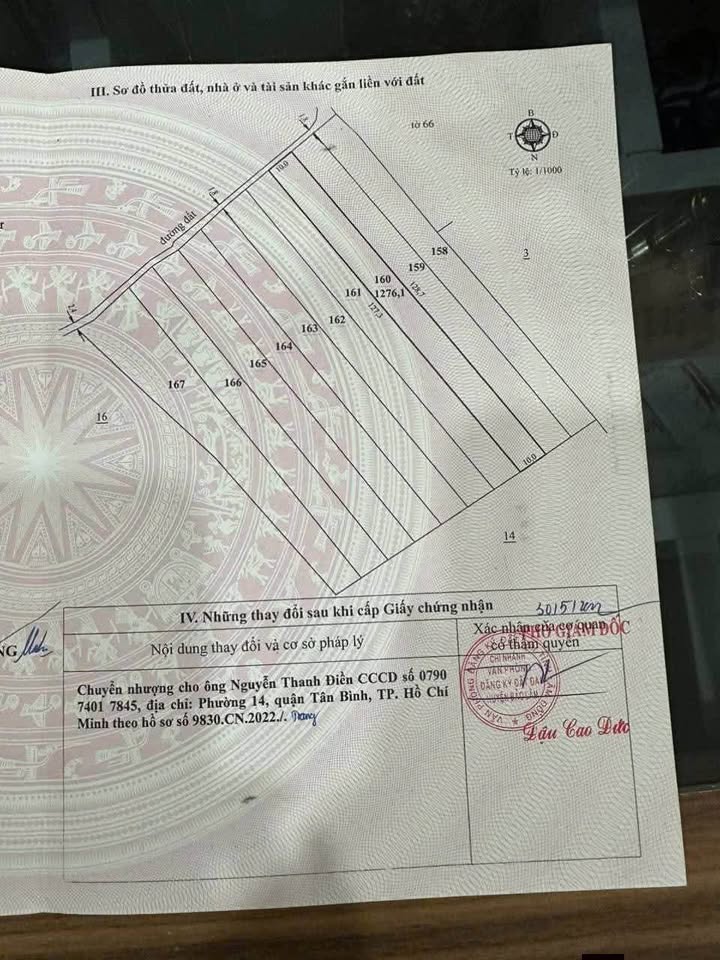 Đất TMDV Bảo Lâm view hồ 1300m² - 500 triệu, bao sổ!