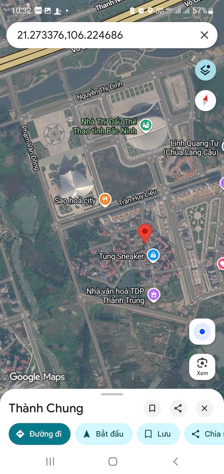 Bán Đất Vườn 86m² Phường Thành Trung, Bắc Giang - Sát Nhà Thi Đấu Tỉnh