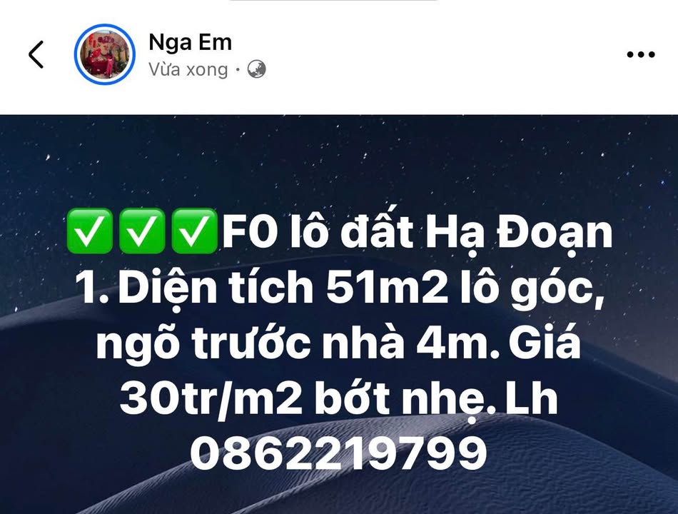 Đất nền Hạ Đoạn Hải An 51m² - Tiềm năng tăng giá!