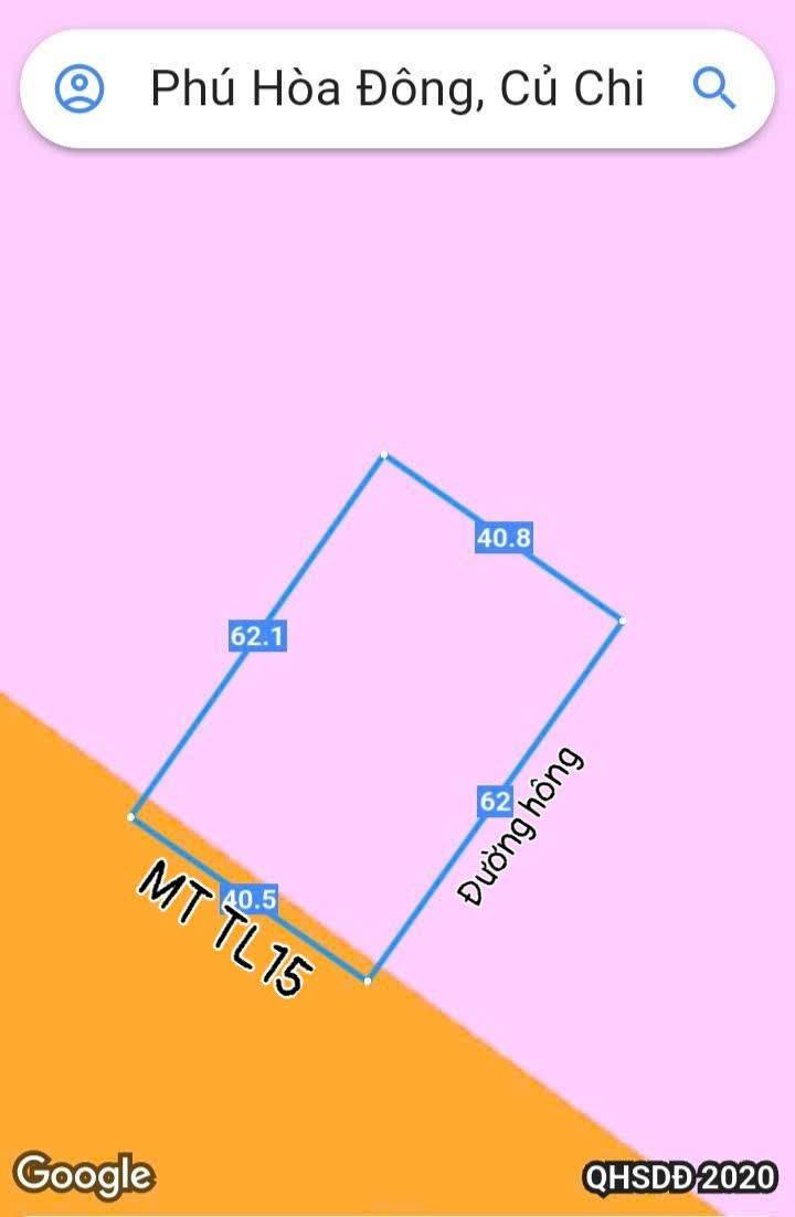 Bán Đất Vườn Củ Chi 2514m² - Góc 2 Mặt Tiền Tỉnh Lộ 15, Giá 43 Tỷ TL