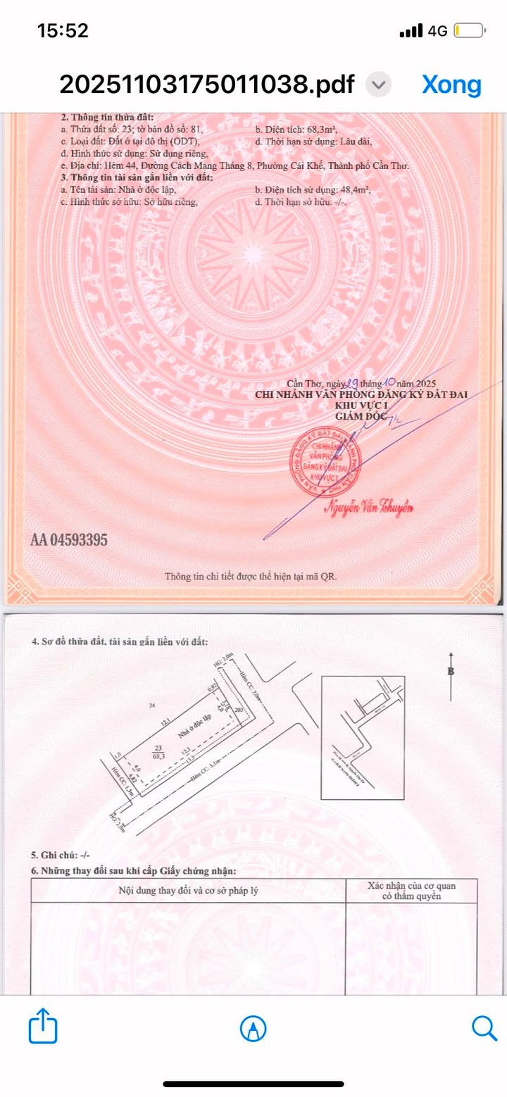 Nhà Trọ 68m² Hẻm CMT8, Cần Thơ - Giá 2.5 Tỷ, Sẵn Sàng Kinh Doanh