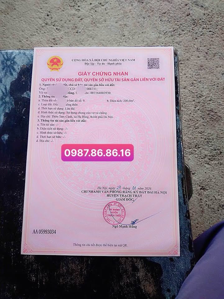 Đất nền Đồng Trúc 200m² - Sổ đỏ chính chủ, Ô tô vào tận nơi!