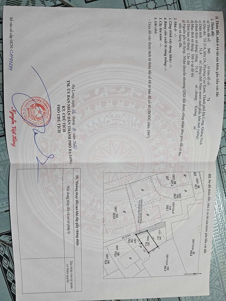 Bán nhà 52m² Cao Xanh, Hạ Long - 2PN, Giá 1.4 Tỷ