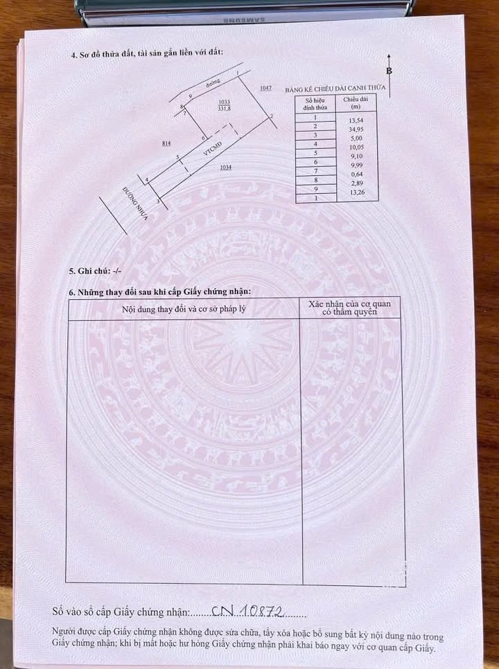 Đất nền 331.8m² mặt tiền nhựa Phước Long Thọ, Đất Đỏ - Giá đầu tư 1.5 tỷ
