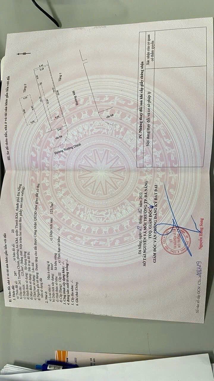 Nhà Mặt Tiền Trường Chinh, Đà Nẵng - Ngang 5.5m, 125m², Giá 9 Tỷ