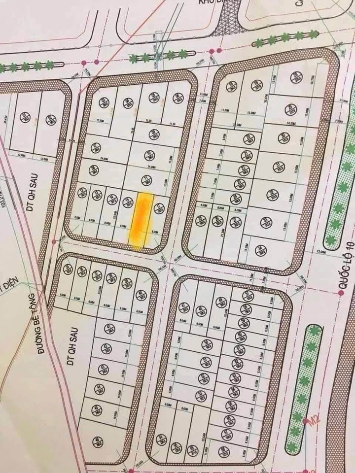 Đất nền Xã Binh Hậu Lộc 288m² - Sổ đỏ chính chủ