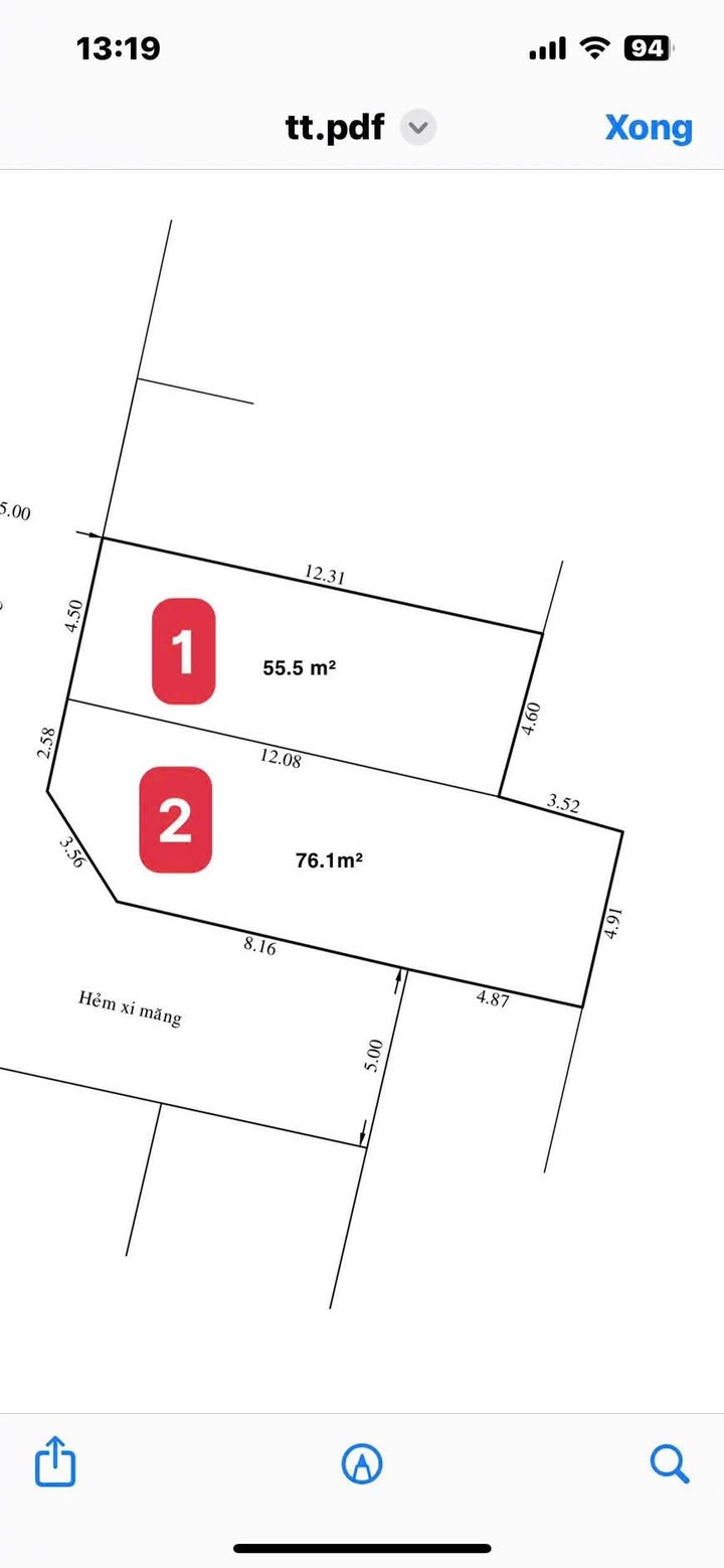 Bán Đất Nền 55.6m² - Hẻm Xe Hơi Cầu Xây, Q9 - Sổ Đỏ Sẵn Sàng