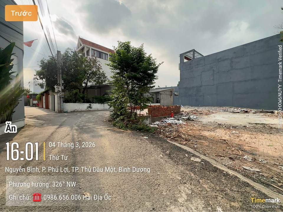 Đất nền Phú Lợi, Thủ Dầu Một 90m² - Lô góc, tiềm năng tăng giá!