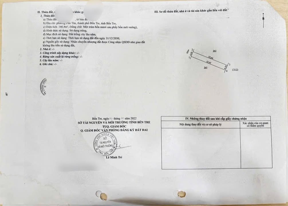 Nhà Mặt Tiền Nguyễn Văn Khước, Bến Tre 146.4m² Chỉ 1.6 Tỷ - Mặt Tiền Kinh Doanh!
