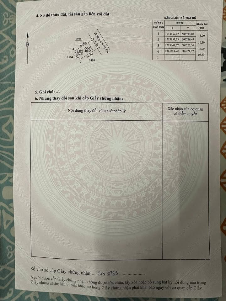 Đất nền Bình Chuẩn, Thuận An 53m² - Sổ đỏ chính chủ, tiềm năng tăng giá!