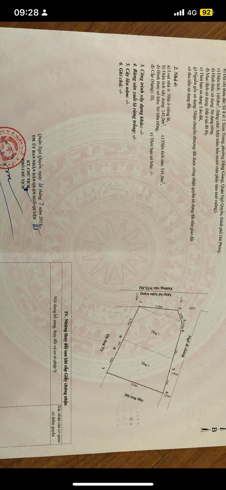 Đất nền Quận Ngô Quyền Phụng Pháp 150m² 15 tỷ - Sổ đỏ chính chủ