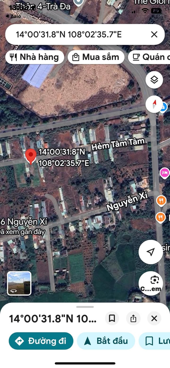 Bán Đất Nền Kép Ngô Quyền, Pleiku - 200m² Thổ Cư, Hướng Bắc Lệch Tây