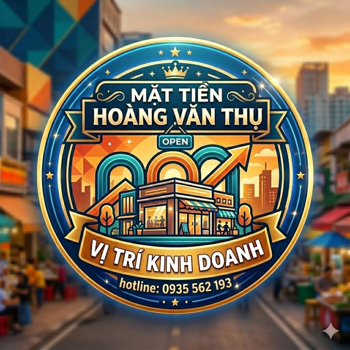 Mặt tiền Hoàng Văn Thụ, Pleiku 55m² - Kinh doanh sầm uất, giá 6 tỷ