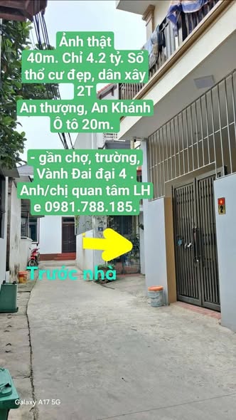 Nhà Riêng An Khánh 40m² giá 4.2 tỷ - Ô tô vào tận nhà, Sổ đẹp giao ngay!