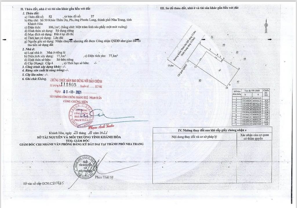 Bán Đất Tặng Nhà Khúc Thừa Dụ, Nha Trang 106m² - Kinh Doanh Đắc Lợi